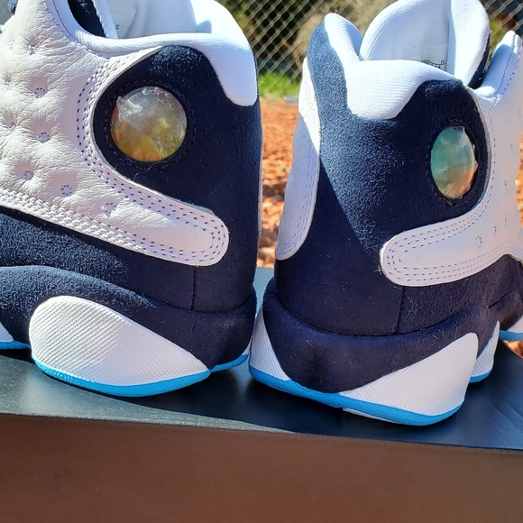 NIKE AIR JORDAN 13 RETRO GS 'OBSIDIAN' SIZE: 5Y(6.5 WMNS) - Picture 3 of 17